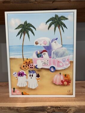 SUMMERWEEN Ghost Beach Canvas